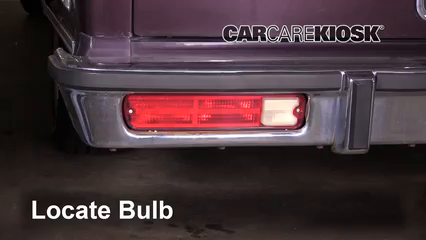 1987 Chevrolet El Camino 5.0L V8 Luces Luz de giro trasera (reemplazar foco)